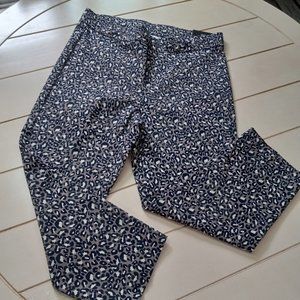 Rafaella Women's Pull-On Waistband Stretch Comfort Capi Animal Print